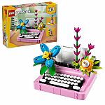 Creator 3in1: Typewriter with Flowers 