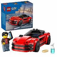 City: Red Sports Car 