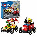 City: Pizza vs. Fire Truck Race Car Pack 