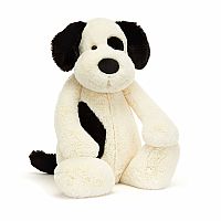 Bashful Black & Cream Puppy Huge - Jellycat 