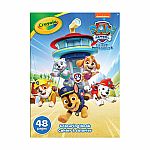 48 Page Paw Patrol Colouring Book