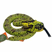 Green 36" Coiled Anaconda Plush 