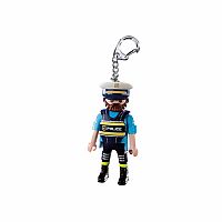 Police Officer Keyring - Retired