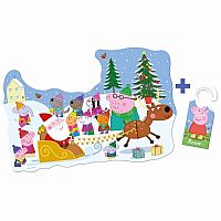 Peppa Pig Christmas Floor Puzzle - Ravensburger 