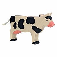 Cow - Black & White Figure