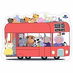 Peppa Pig London Bus Giant Floor Puzzle - Ravensburger