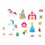 Bath Time Stickers - Unicorns and Fantasy World