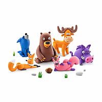 HEY CLAY - Forest Animals Air Dry Clay Modelling Kit