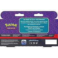 2024 Pokemon Pencil Case with Booster Packs