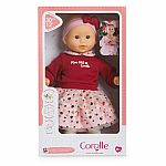 Corolle - Baby Calin Margaux 12" Doll with Heart Petals Dress 