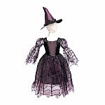 Amethyst the Spider Witch Dress with Hat Size 5-6