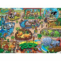 101 Things to Spot at the Zoo - 101 Piece Jigsaw Puzzle 