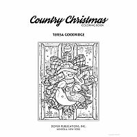 Creative Haven - Country Christmas Coloring Book