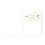 Astrological Cake Foil Birthday Card