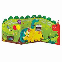 Dinosaur Tri-Fold Birthday Card