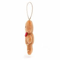 Festive Folly Gingerbread Fred Ornament - Jellycat