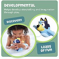 Toomies: Swimming Bluey Bath Toy with Seahorse