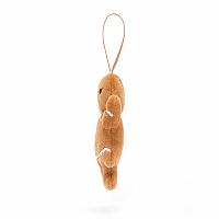 Festive Folly Gingerbread Ruby Ornament - Jellycat