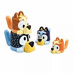 Toomies: Bluey Family Pourers - Nesting & Stacking Cups Bath Toy