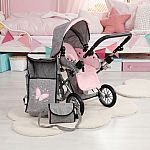 Bayer City Star Butterfly Doll Carriage