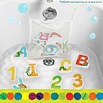 Eric Carle - 36 Piece Bath Toys: Foam Letters and Numbers