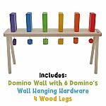 Falling Wood Domino Wall - Wall Mounted or Table Top