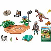 Dinos: Stegosaurus Nest with Egg Thief 