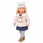 Our Generation - Cheerfully Chilly Duffle Coat Fashion Outfit for 18-inch Dolls 