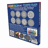 Joy of Coloring Stained Glass Mandalas 