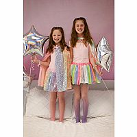 Stripy Sequins Skirt Size 4-6