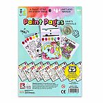 Jr Paint Pages - Party Animals