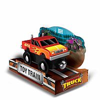 Monster Truck Wooden Train 