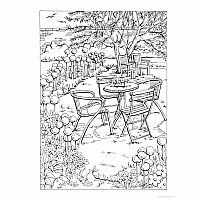 Creative Haven - Summer Scenes Coloring Book