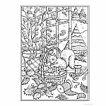 Creative Haven - Country Christmas Coloring Book