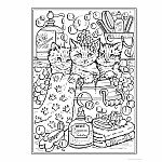 Creative Haven - It's a Cat's World! Coloring Book