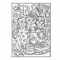 Creative Haven - It's a Cat's World! Coloring Book