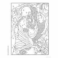 Creative Haven - Legendary Mermaids Coloring Book