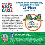 World of Eric Carle - Brown Bear 25 Piece Jigsaw Puzzle