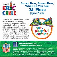 World of Eric Carle - Brown Bear 25 Piece Jigsaw Puzzle