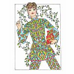 Creative Haven - Christmas Fantasy Fashions Coloring Book