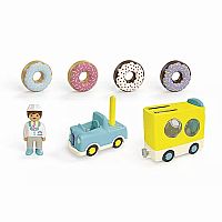 JUNIOR: Crazy Donut Truck with Stacking and Sorting Feature 