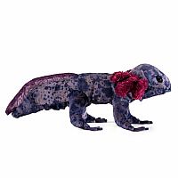 Black Axolotl Finger Puppet 