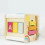 Wooden Activity Cube