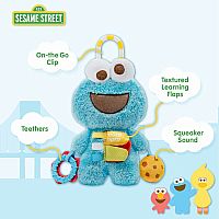 Sesame Street Cookie Monster On-the-Go Teether Activity Toy