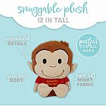 Baby's First Cuteeze Plush - Curious George 12 inch