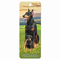 Doberman - 3D Bookmark