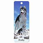 Husky - 3D Bookmark.