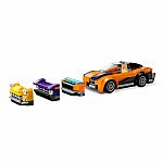 City: Car Transporter Truck with Sports Cars