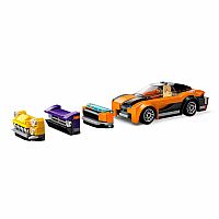 City: Car Transporter Truck with Sports Cars