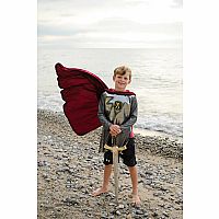 Silver Knight Tunic with Cape Size 5-6